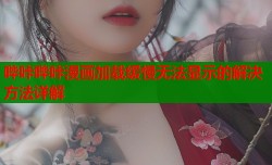 哔咔哔咔漫画加载缓慢无法显示的解决方法详解