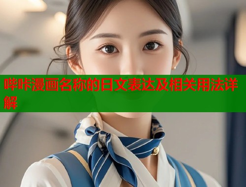 哔咔漫画名称的日文表达及相关用法详解  第1张